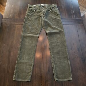 J. Crew 770 Olive Corduroy Pants Size 31X32